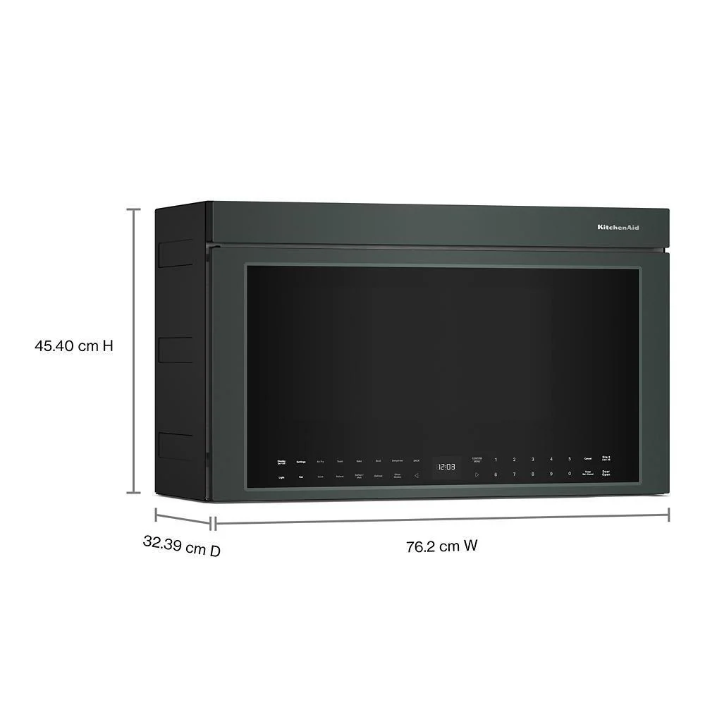 Kitchenaid KMMF730PJP Multifunction Over-the-Range Microwave Oven with Infrared Sensor Modes - Image 2