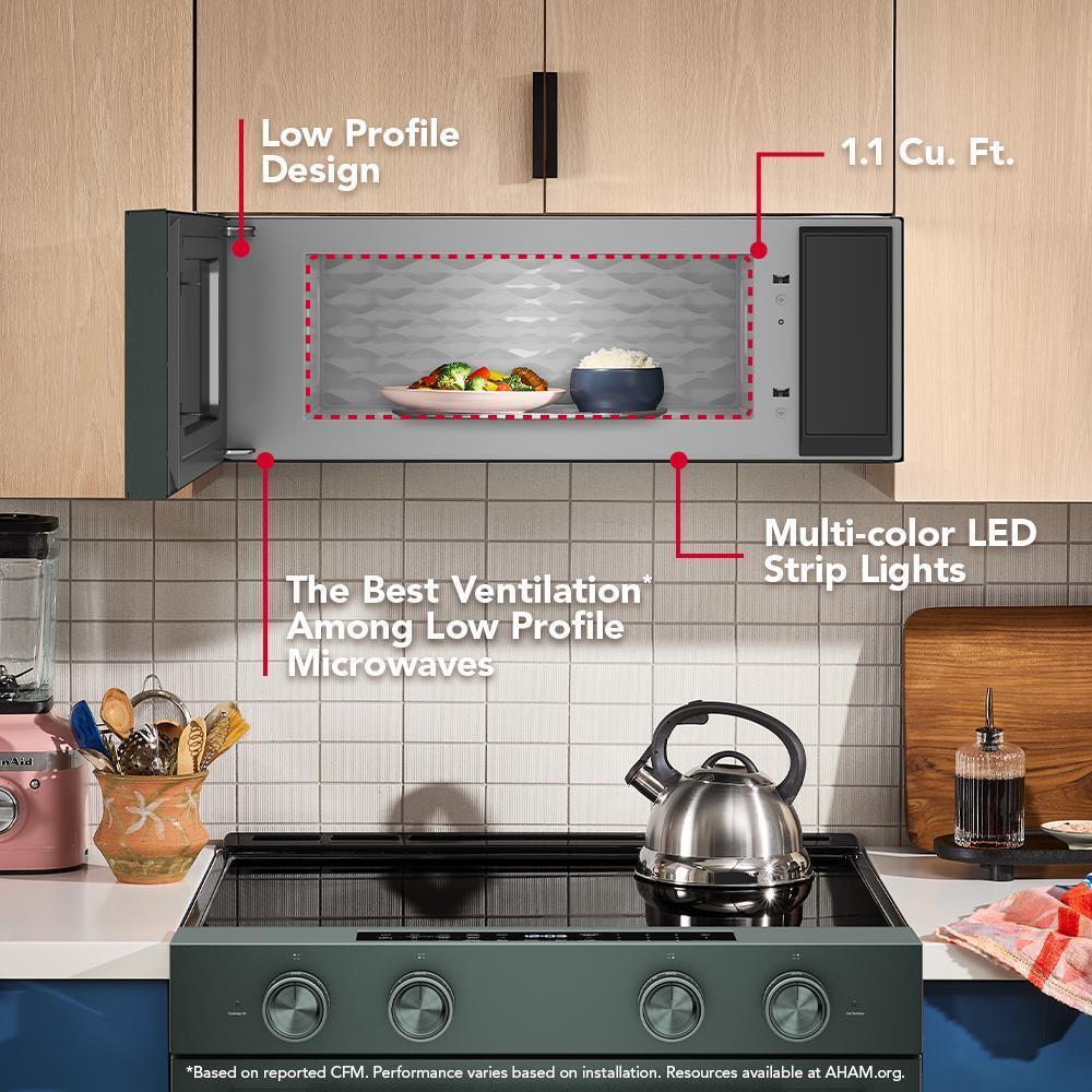 Kitchenaid KMML550RJP Smart Low Profile Microwave Hood Combination with Dual Fan Ventilation - Image 17