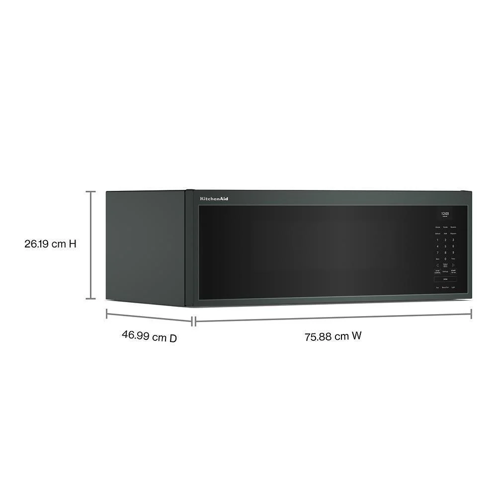 Kitchenaid KMML550RJP Smart Low Profile Microwave Hood Combination with Dual Fan Ventilation - Image 4