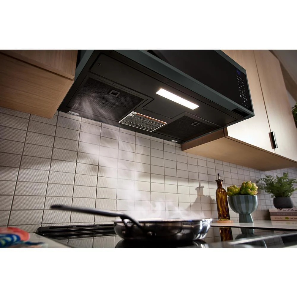 Kitchenaid KMML550RJP Smart Low Profile Microwave Hood Combination with Dual Fan Ventilation - Image 8