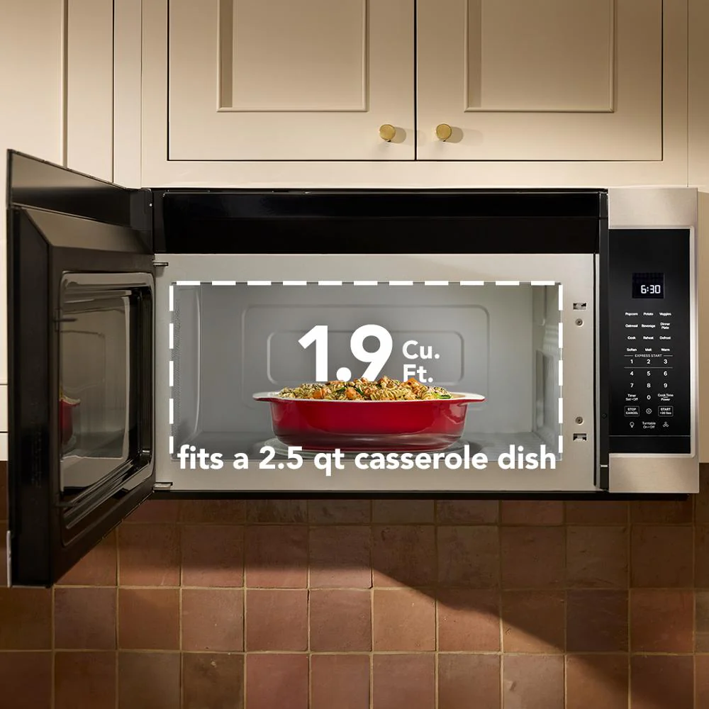 Kitchenaid KMMS130RPS 1.9 Cu. Ft. Microwave Hood Combination with Auto Functions - Image 24