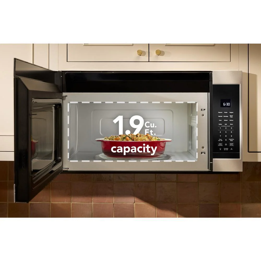 Kitchenaid KMMS130RPS 1.9 Cu. Ft. Microwave Hood Combination with Auto Functions - Image 32