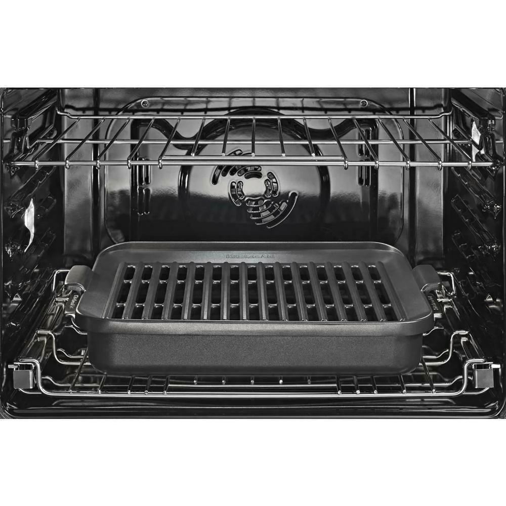 Kitchenaid KOCE900HBS Smart Oven+ 30" Combination Oven with Powered Attachments and PrintShield™ Finish - Image 3