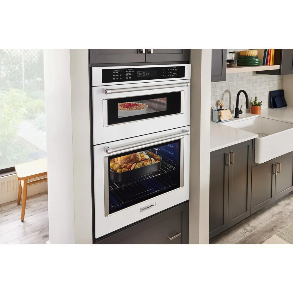 KOEC530PWH KitchenAid® 30" Combination Microwave Wall Ovens with Air Fry Mode. - Image 9
