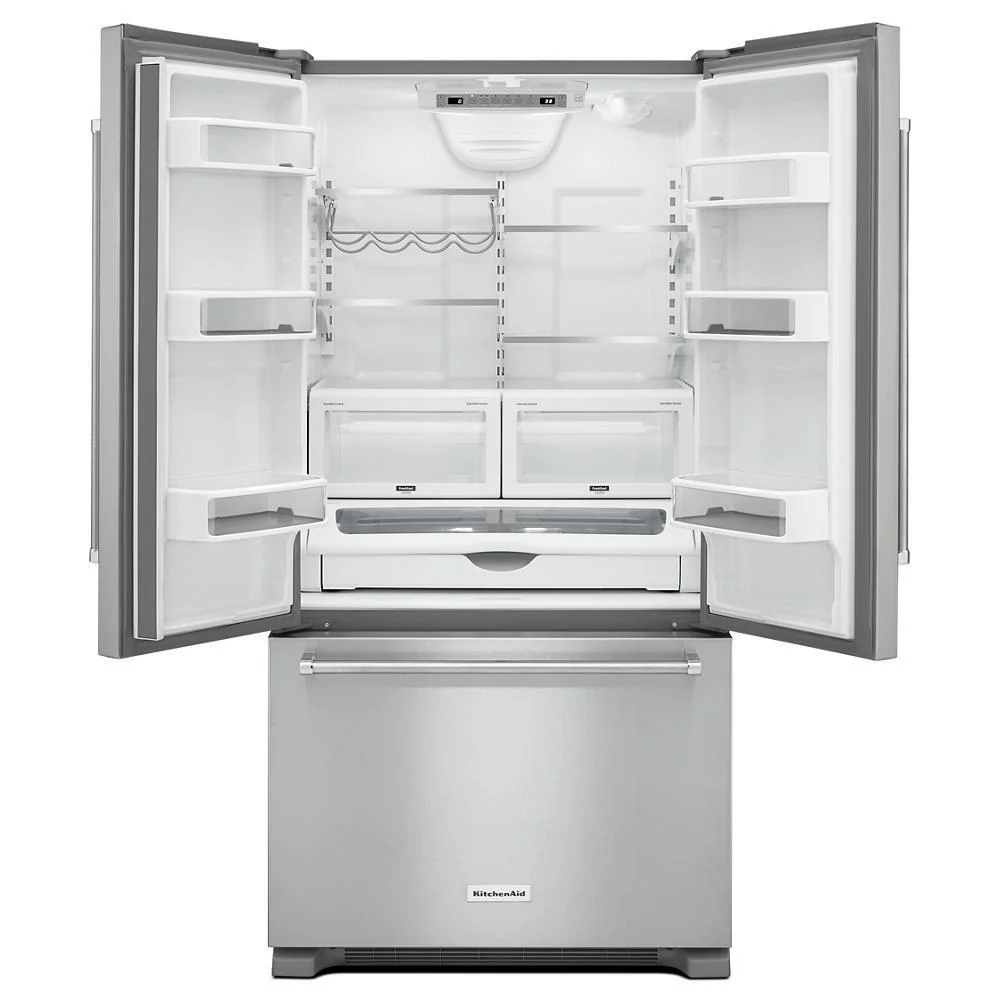 Kitchenaid KRFC302ESS 22 cu. ft. 36" Counter-Depth French Door Refrigerator with Interior Dispense - Image 4