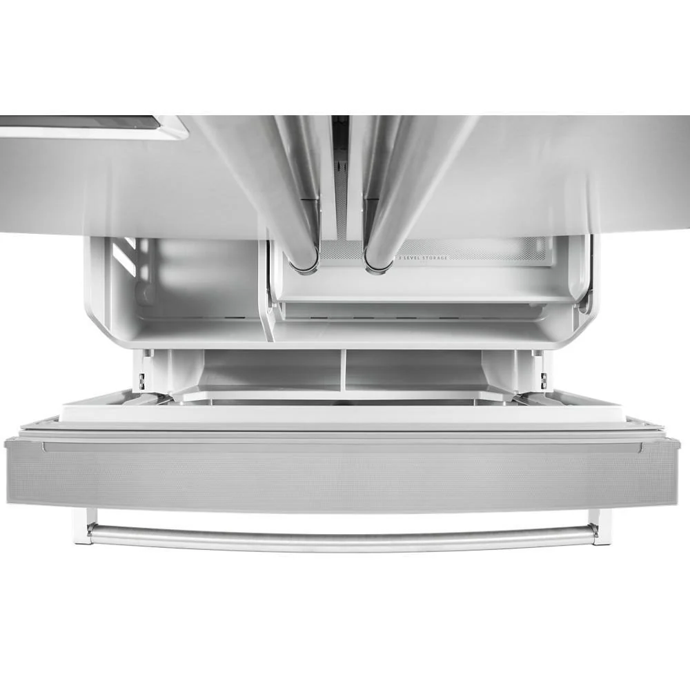 Kitchenaid KRFC704FPS 23.8 cu. ft. 36" Counter-Depth French Door Platinum Interior Refrigerator with PrintShield™ Finish - Image 8