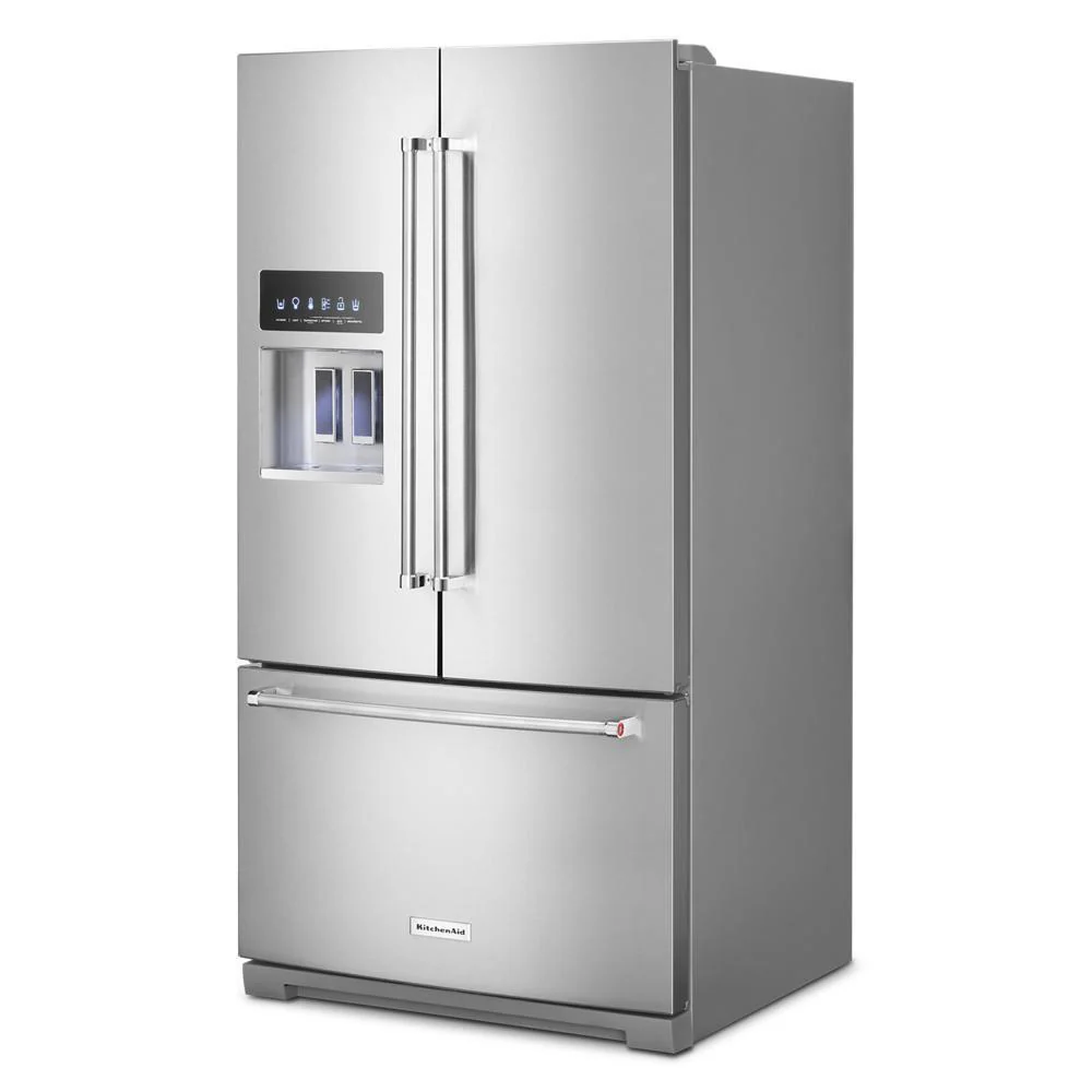 Kitchenaid KRFF577KPS 26.8 Cu. Ft. Standard-Depth French Door Refrigerator with Exterior Ice and Water Dispenser - Image 3
