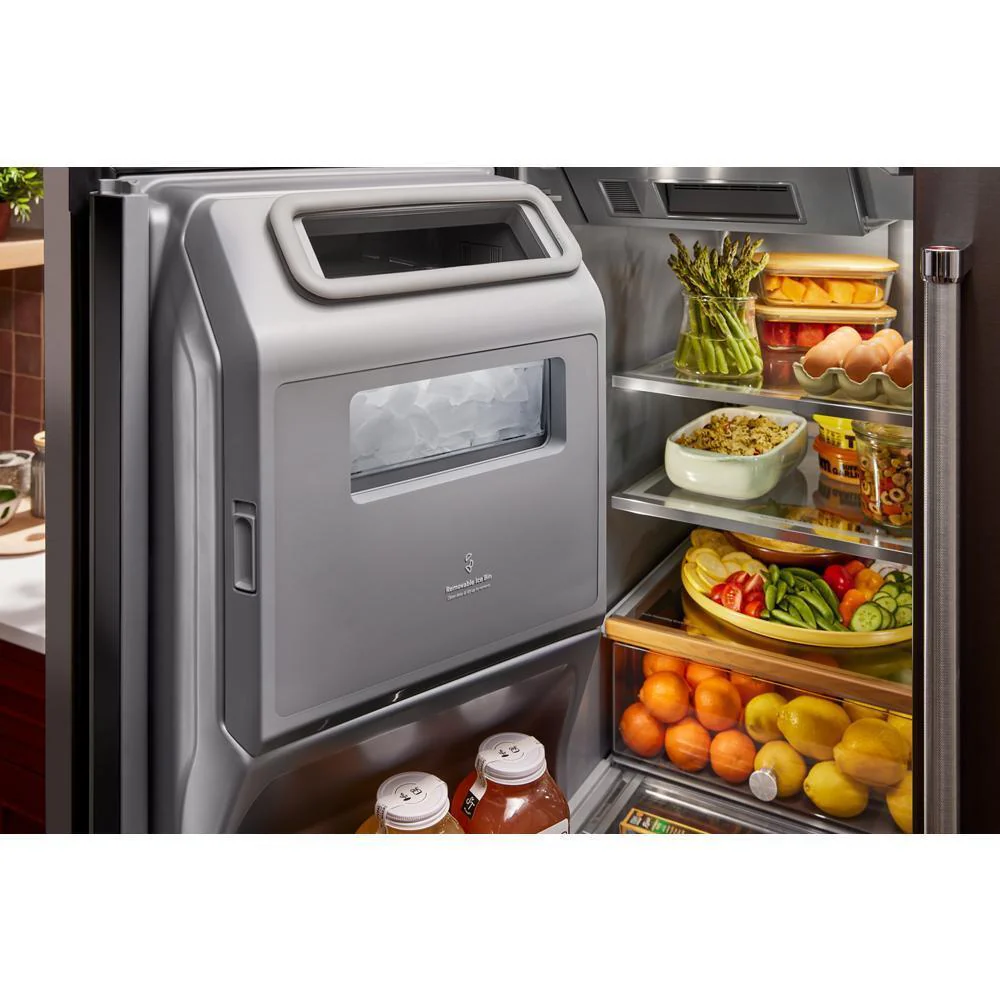 Kitchenaid KRMF536RBS 26.2 Cu. Ft. Multi-Door French Door Refrigerator with Platinum Interior - Image 6