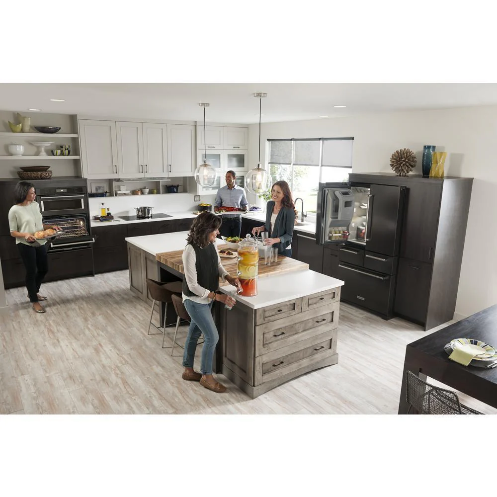 Kitchenaid KRMF706EBS 25.8 Cu. Ft. 36" Multi-Door Freestanding Refrigerator with Platinum Interior Design and PrintShield™ Finish - Image 22