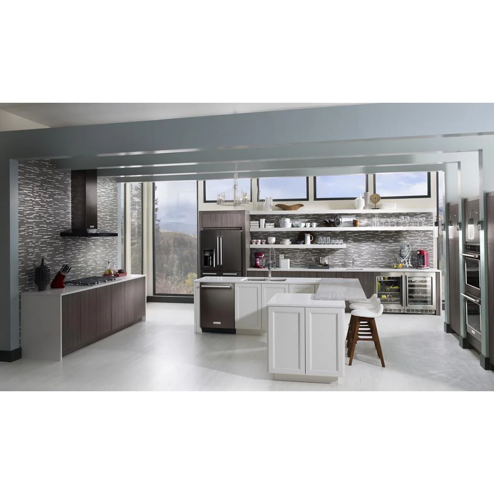 Kitchenaid KRMF706EBS 25.8 Cu. Ft. 36" Multi-Door Freestanding Refrigerator with Platinum Interior Design and PrintShield™ Finish - Image 28