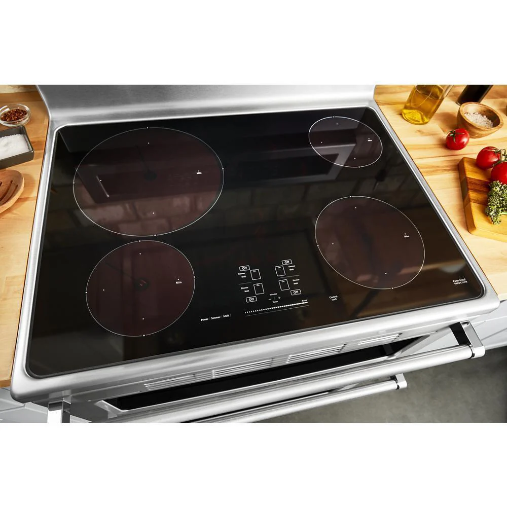 Kitchenaid KSDB900ESS 30-Inch 5-Burner Dual Fuel Convection Slide-In Range with Baking Drawer - Image 38