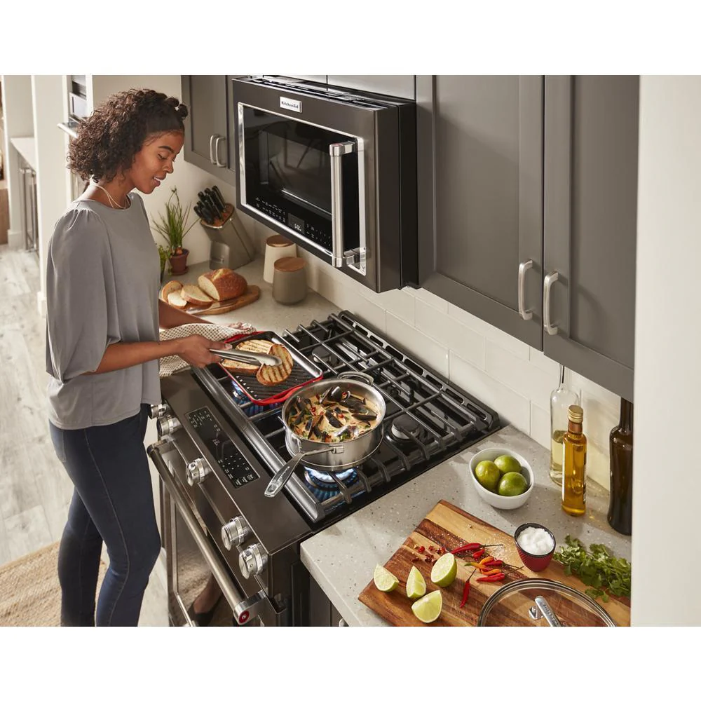 Kitchenaid KSGG700EBS 30-Inch 5-Burner Gas Slide-In Convection Range - Image 33