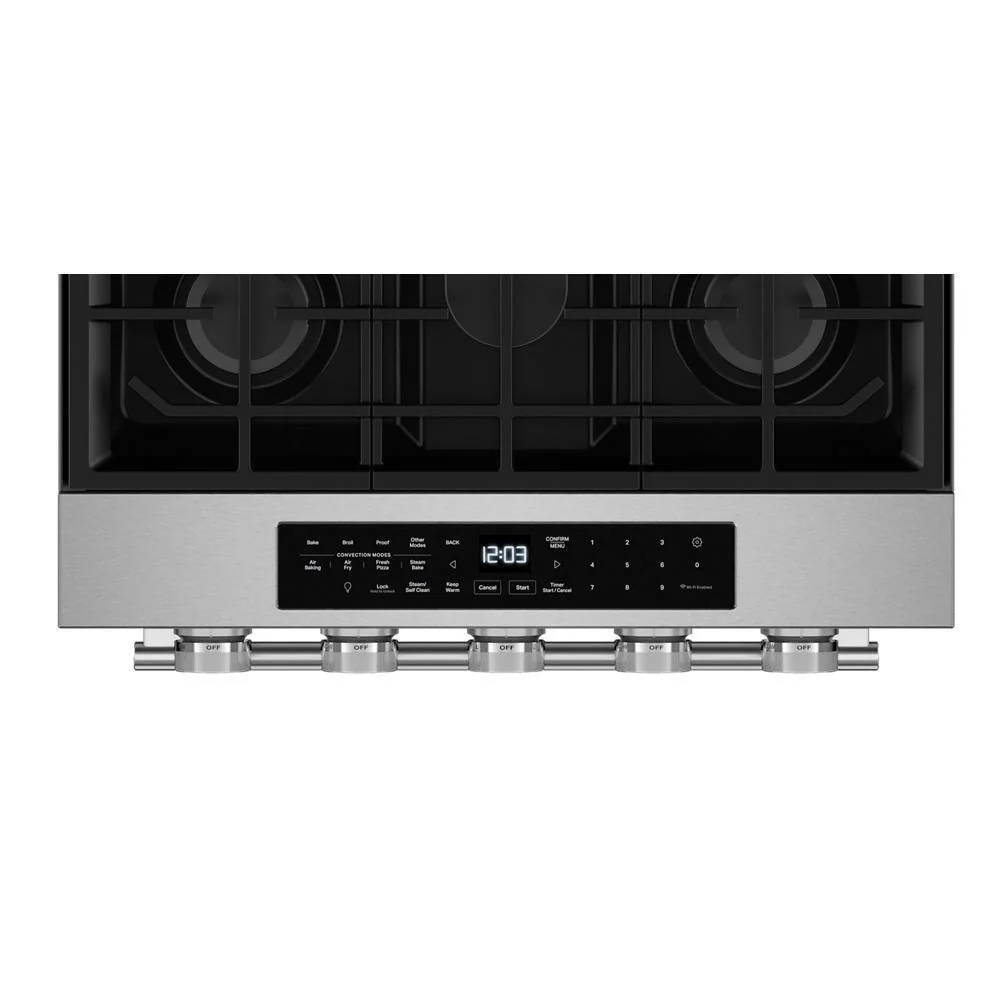 Kitchenaid KSGS530SPS 5.0 Cu. Ft. Smart Slide-in Gas Range with Convection Cooking Modes and 2-in-1 Burner - Image 10