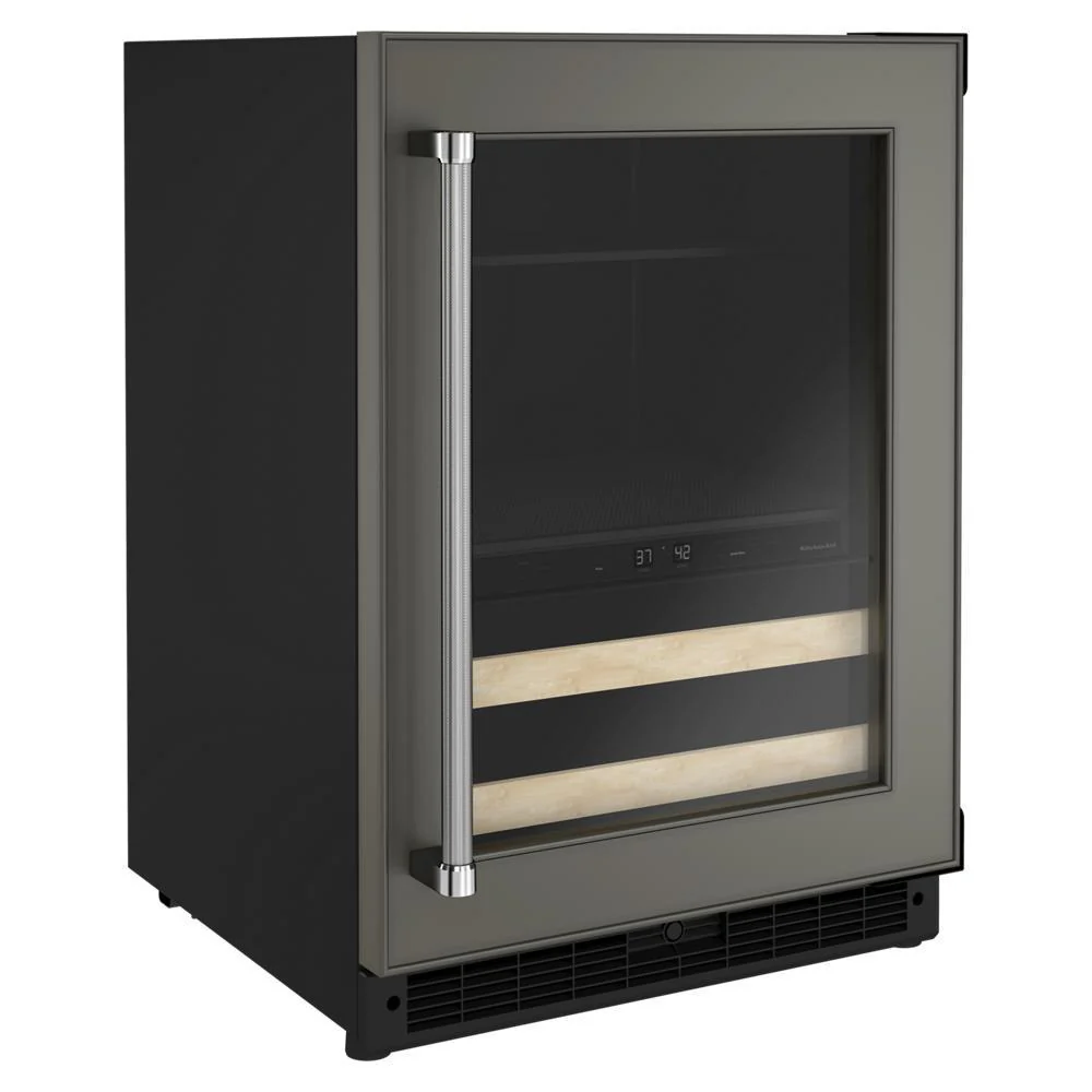 Kitchenaid KUBR214KPA 24" Panel-Ready Beverage Center with Wood-Front Racks - Image 2