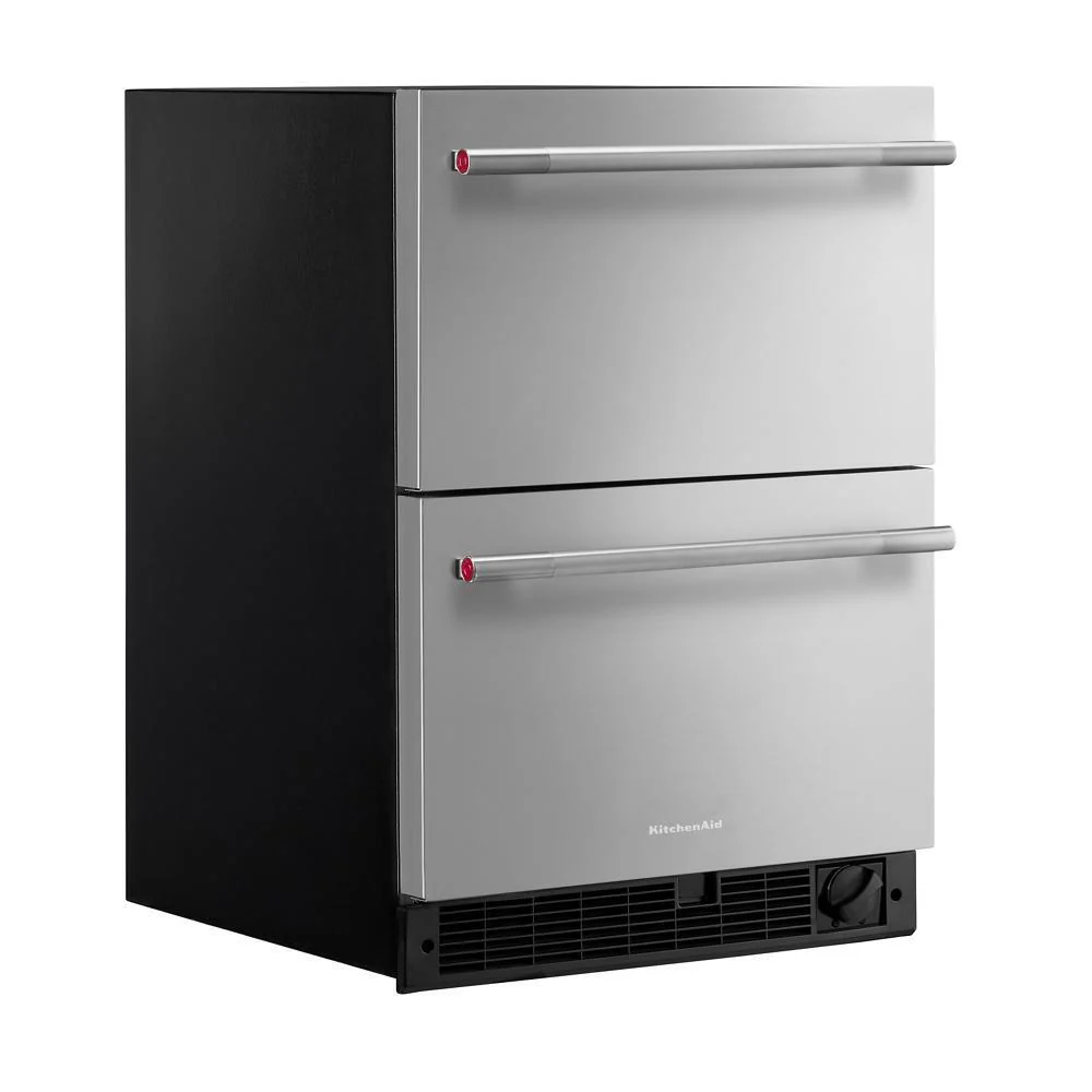 Kitchenaid KUCT524SSB 24" Stainless Steel Undercounter Double-Drawer Refrigerator/Freezer - Image 4