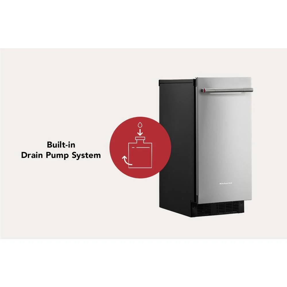 Kitchenaid KUIX515SBE 15'' Automatic Ice Maker - Image 9
