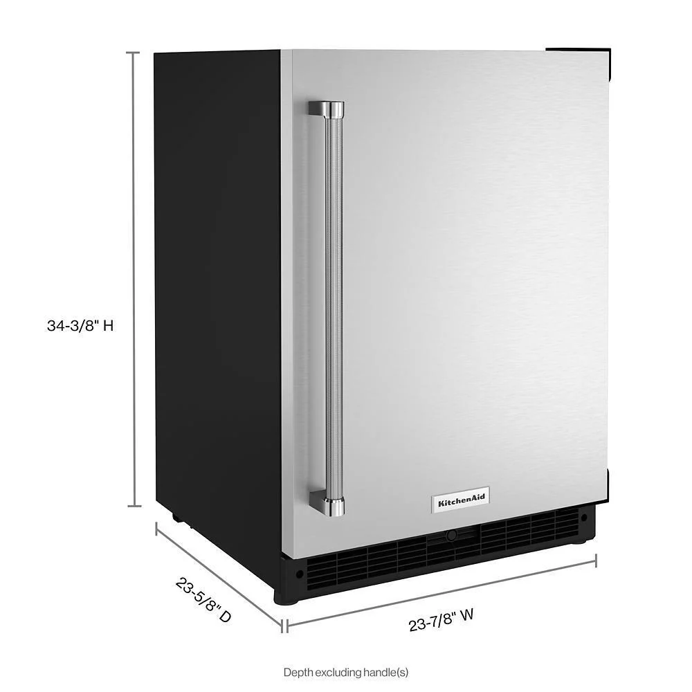 Kitchenaid KURR114KSB 24" Undercounter Refrigerator with Stainless Steel Door - Image 5