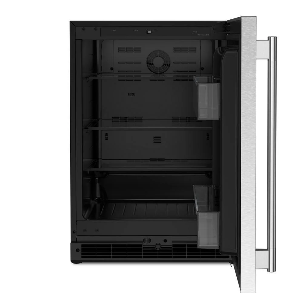 Kitchenaid KURR124SSB 24" Undercounter Refrigerator with Stainless Steel Door - Image 3