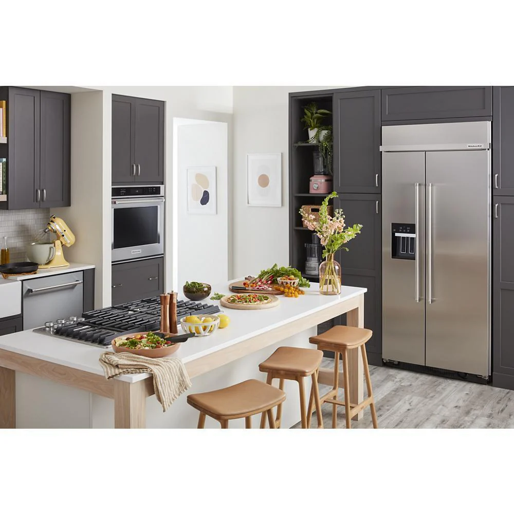 Kitchenaid KURR314KSS 24" Undercounter Refrigerator with Glass Door and Shelves with Metallic Accents - Image 16