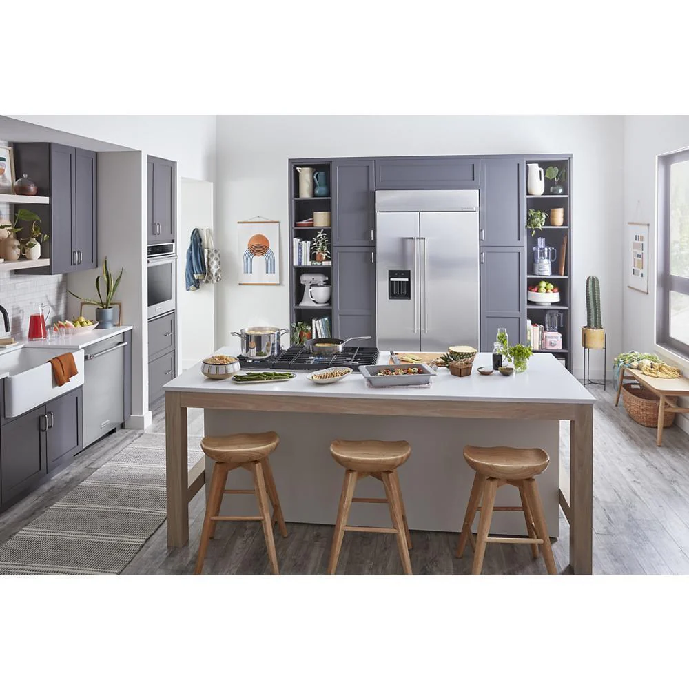 Kitchenaid KUWL314KSS 24" Undercounter Wine Cellar with Glass Door and Metal-Front Racks - Image 19