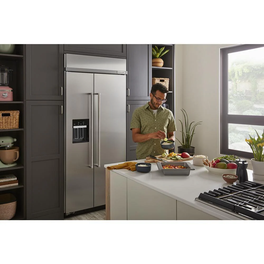 Kitchenaid KUWL314KSS 24" Undercounter Wine Cellar with Glass Door and Metal-Front Racks - Image 24