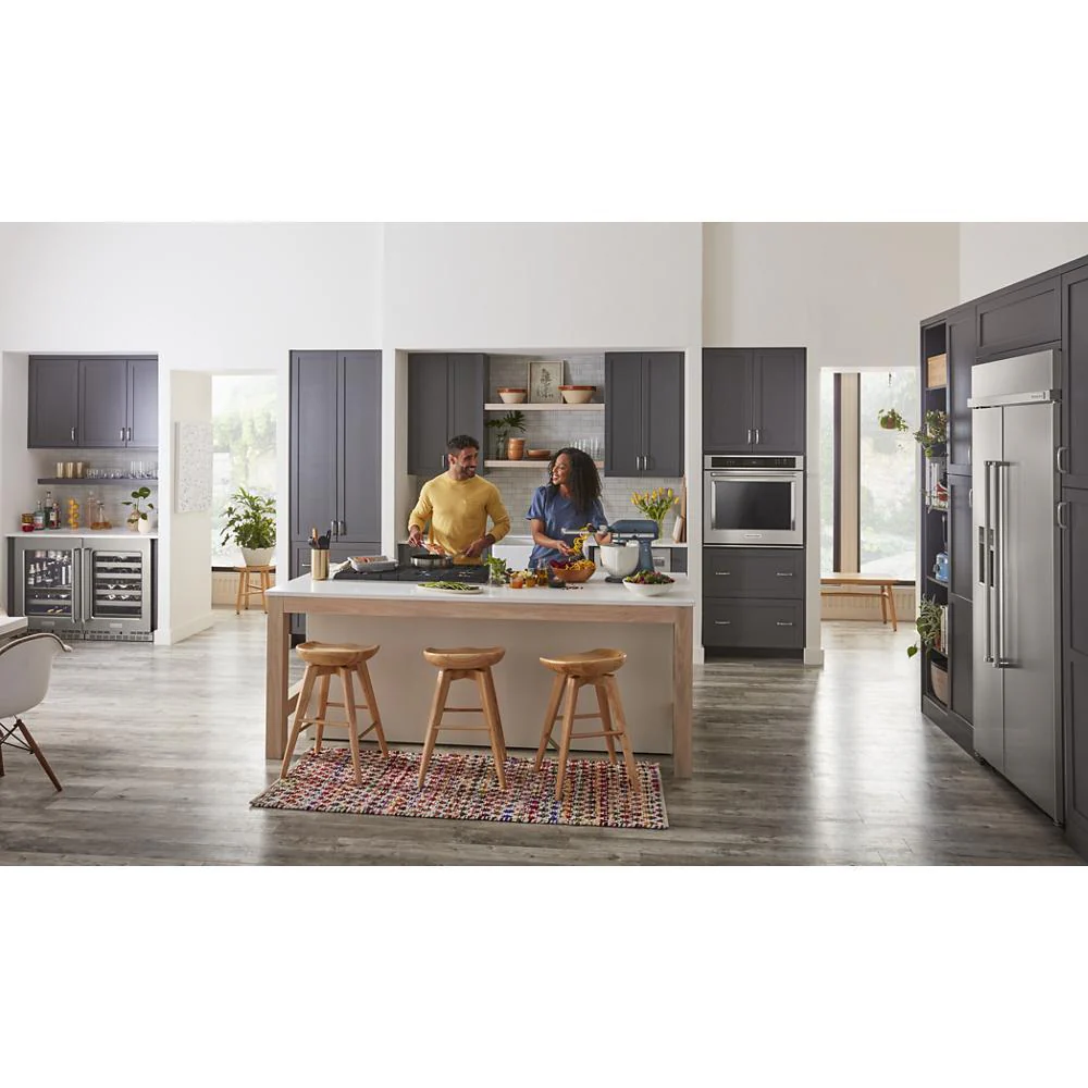 Kitchenaid KUWL314KSS 24" Undercounter Wine Cellar with Glass Door and Metal-Front Racks - Image 30
