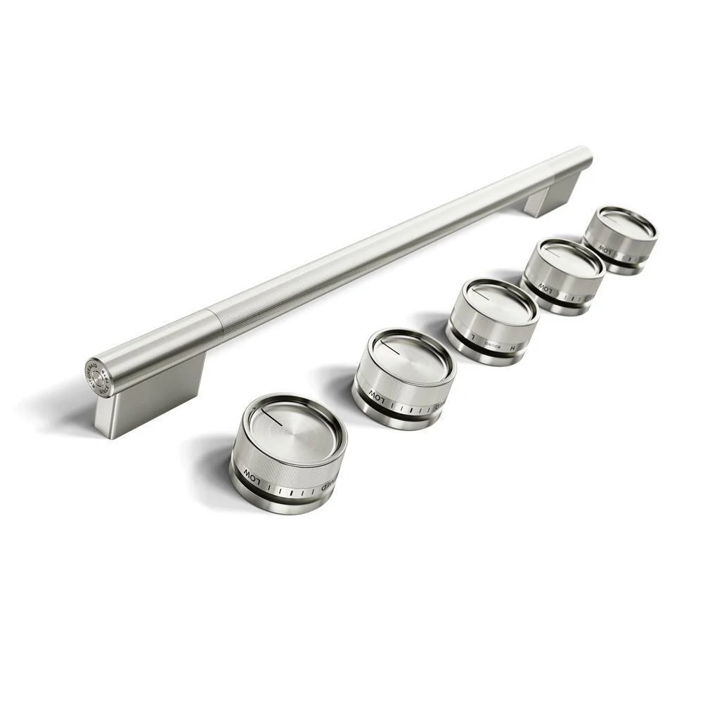 Kitchenaid W11773966 Stainless Steel Handle and Knob Hardware Accessory Kit for KitchenAid® Slide-In ConvectionRange