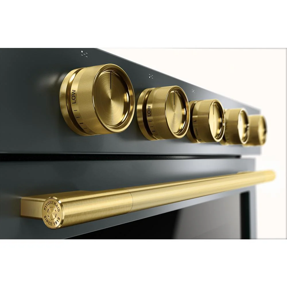 Kitchenaid W11773968 Brass Handle and Knob Hardware Accessory Kit for KitchenAid® Slide-In ConvectionRange - Image 4