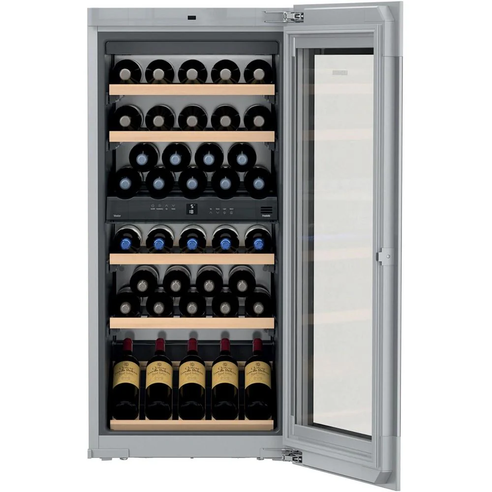 Liebherr HWGB5100 24" Fully Integrated Black Glass Door Tip Open 51 Bottles 2 Zone Wine - Image 2