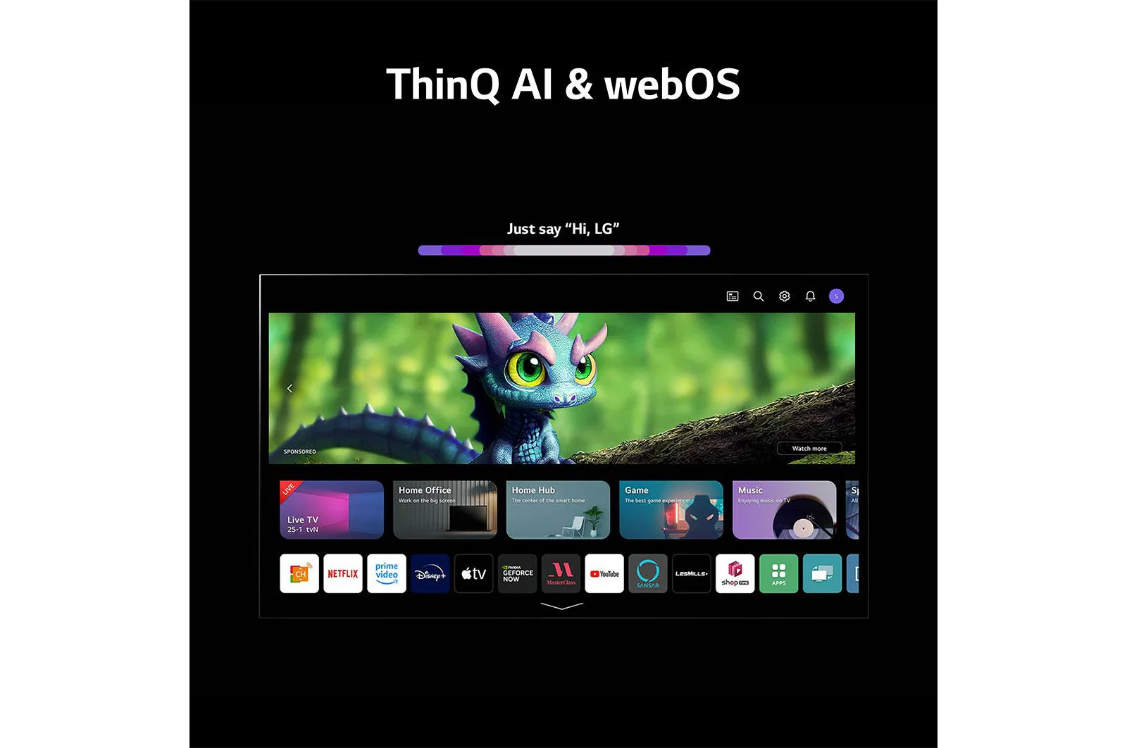 50QNED80URA LG 50 Inch Class QNED80 URA Series 4K UHD Smart webOS 23 w/ThinQ AI TV 50QNED80URA - Image 5