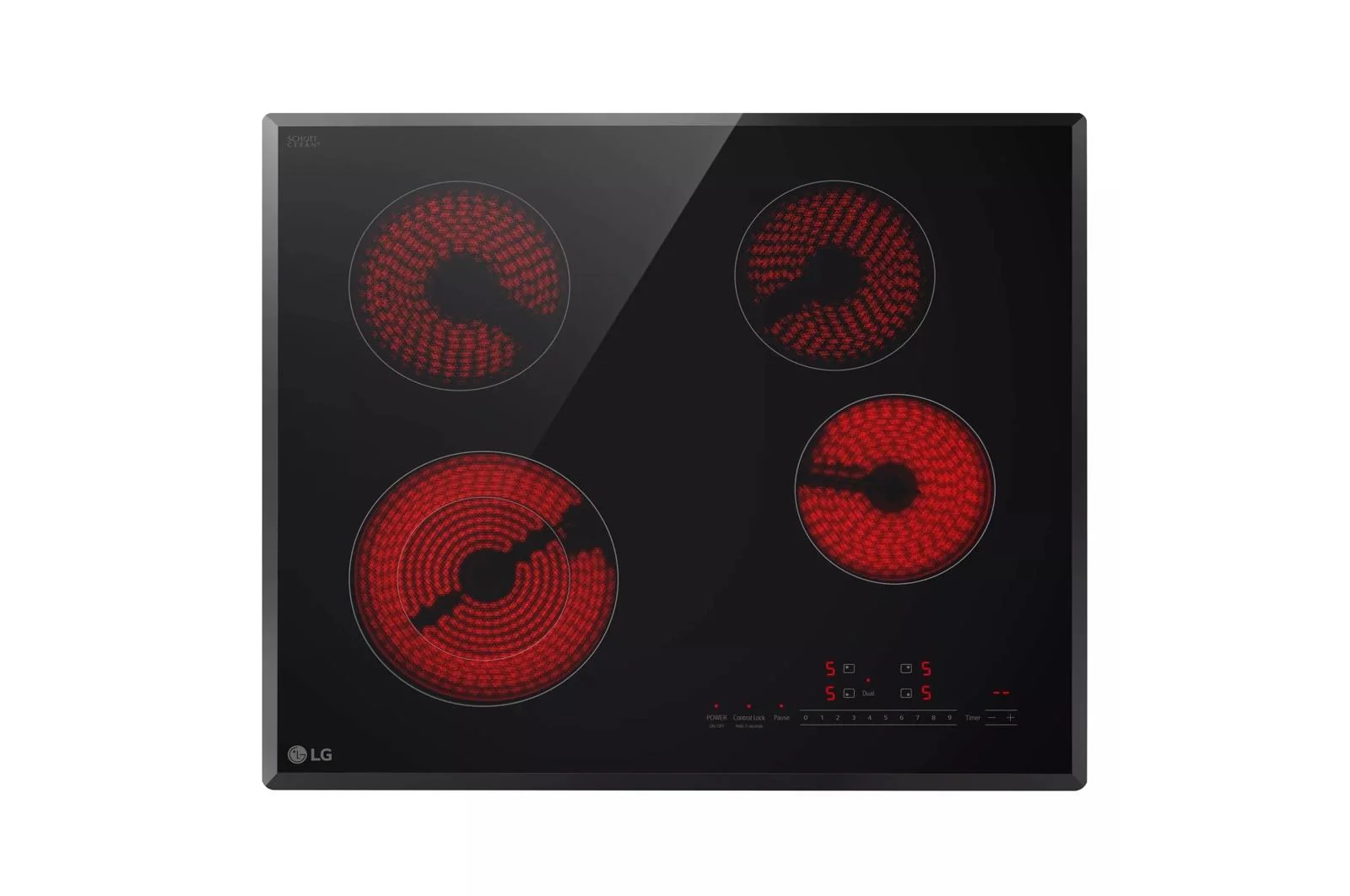Lg CBED2415B 24 Inch Compact Electric Cooktop - Image 8