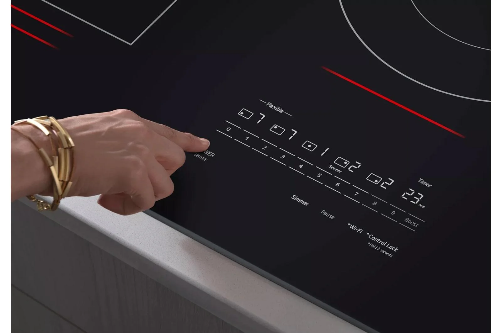Lg CBIH3617BE 36 Inch Smart Induction Cooktop with UltraHeat™ 5.0kW Element - Image 6