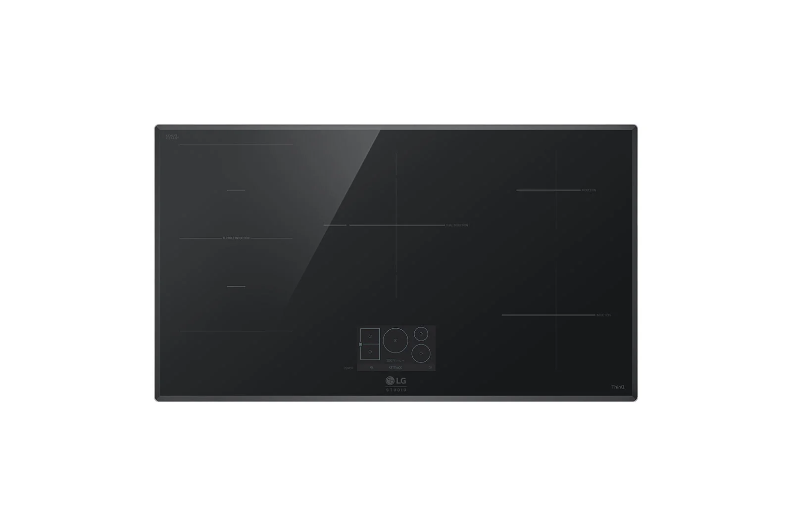 LG STUDIO 36" Induction Cooktop with 5 Burners and Flex Cooking Zone - Image 4