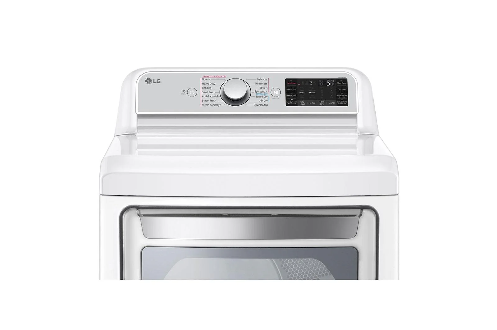 Lg 7.3 cu. ft. Ultra Large Capacity Smart wi-fi Enabled Rear Control Electric Dryer with TurboSteam™ - Image 7