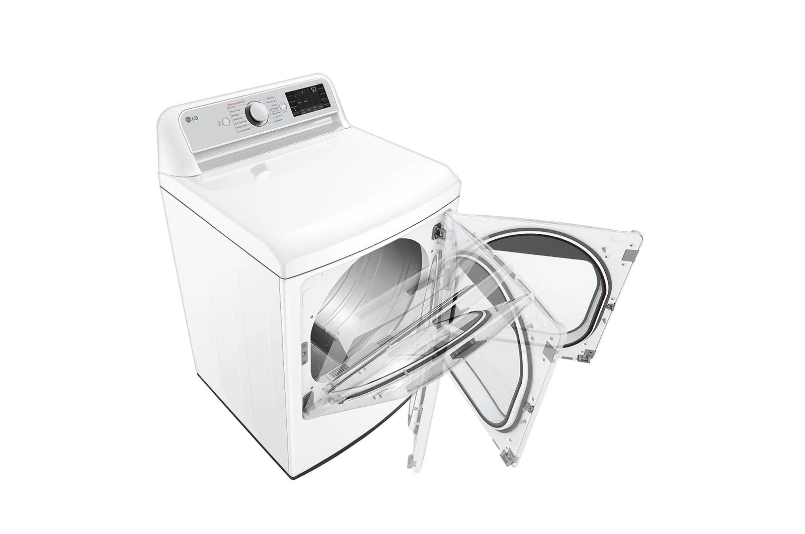 Lg 7.3 cu. ft. Ultra Large Capacity Smart wi-fi Enabled Rear Control Electric Dryer with TurboSteam™ - Image 9