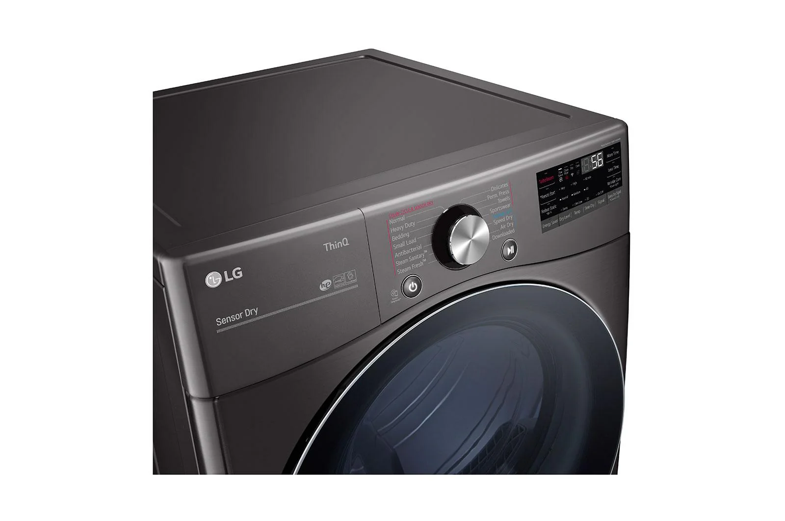 Lg DLGX4201B 7.4 cu. ft. Ultra Large Capacity Smart Wi-Fi Enabled Front Load Gas Dryer with TurboSteam™ and Built-In Intelligence - Image 8
