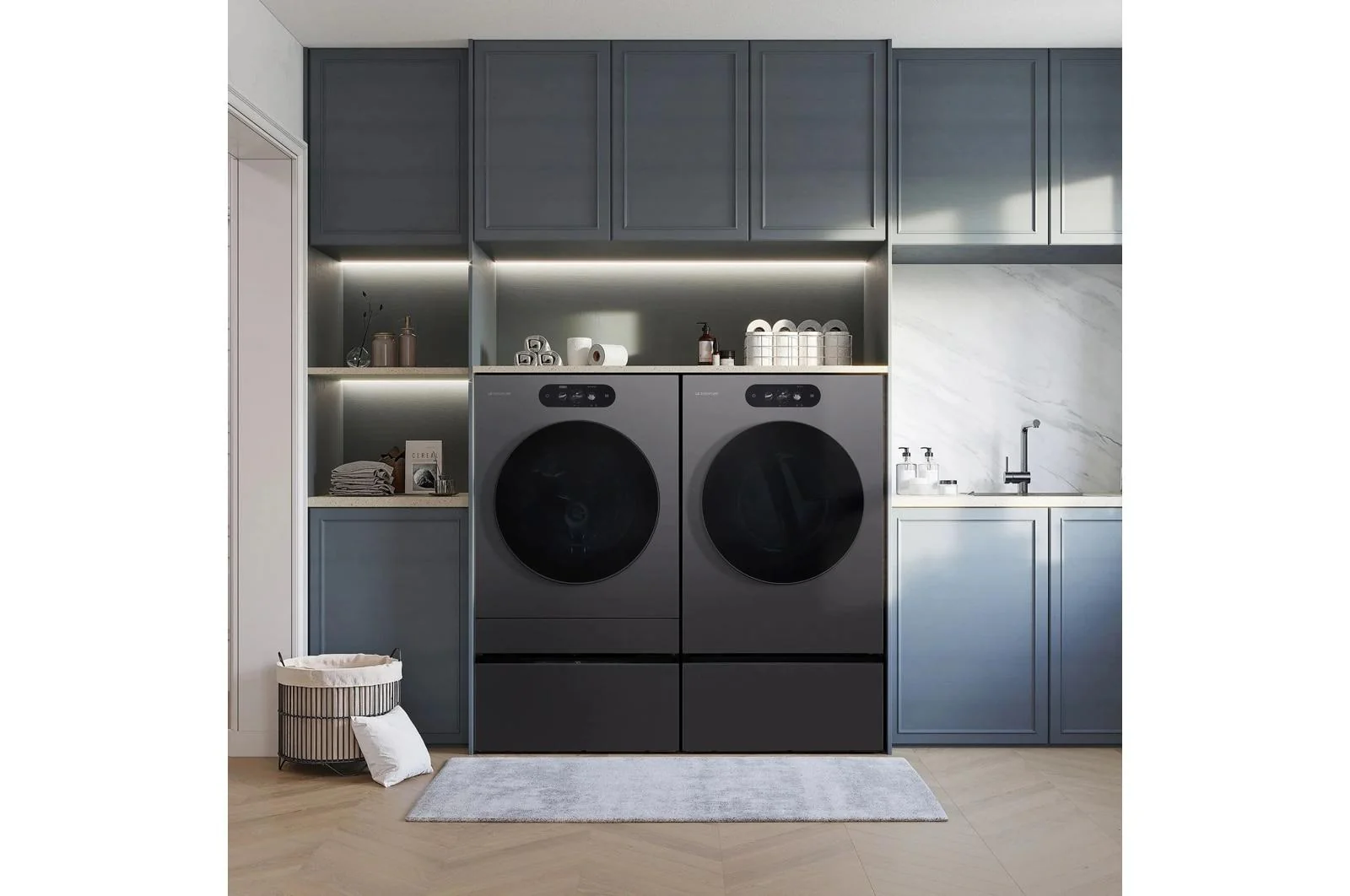 DLGX9901B LG SIGNATURE 9.0 cu. ft. Mega Capacity Smart Front Load Gas Dryer with Built-In Intelligence, TurboSteam® and Touch LCD Control - Image 15