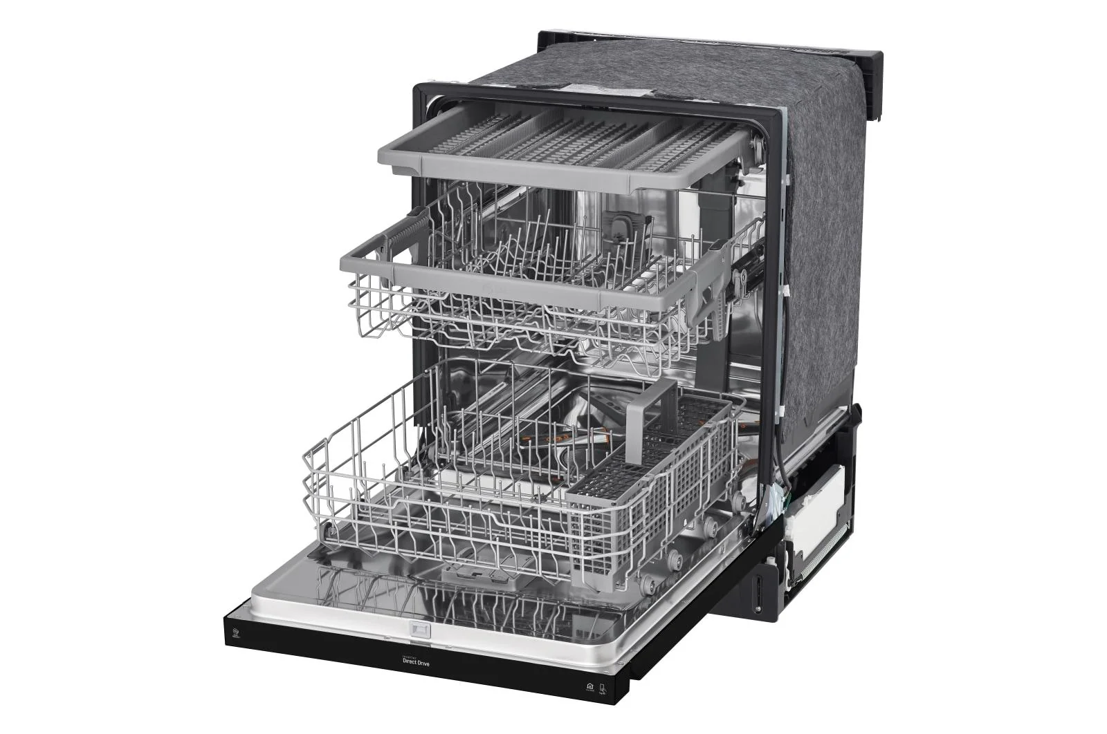 Lg LDFN4542B Front Control Dishwasher with QuadWash™ and 3rd Rack - Image 9
