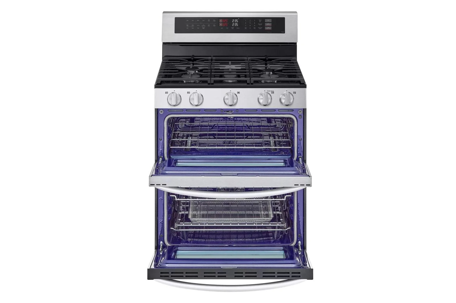 Lg LDGL6924S 6.9 cu. ft. Smart Gas Double Oven Freestanding Range with ProBake Convection®, Air Fry & Air Sous Vide - Image 4