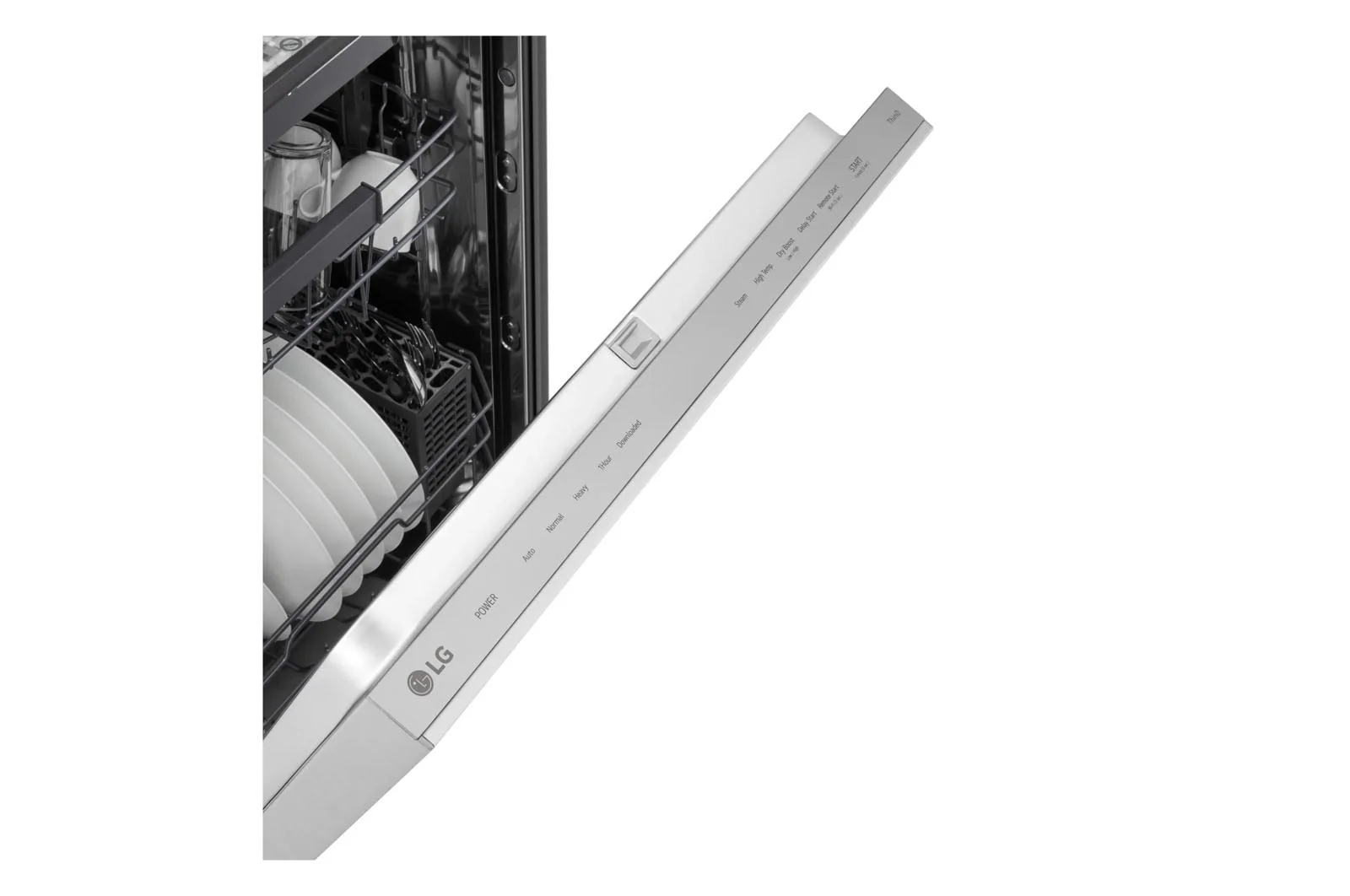 Lg LDNPM545S Smart FlushFit™ Top Control Dishwasher with 1-Hour Wash & Dry, QuadWash® Pro, and Dynamic Heat Dry™ w/AutoVent Dry™ - Image 10