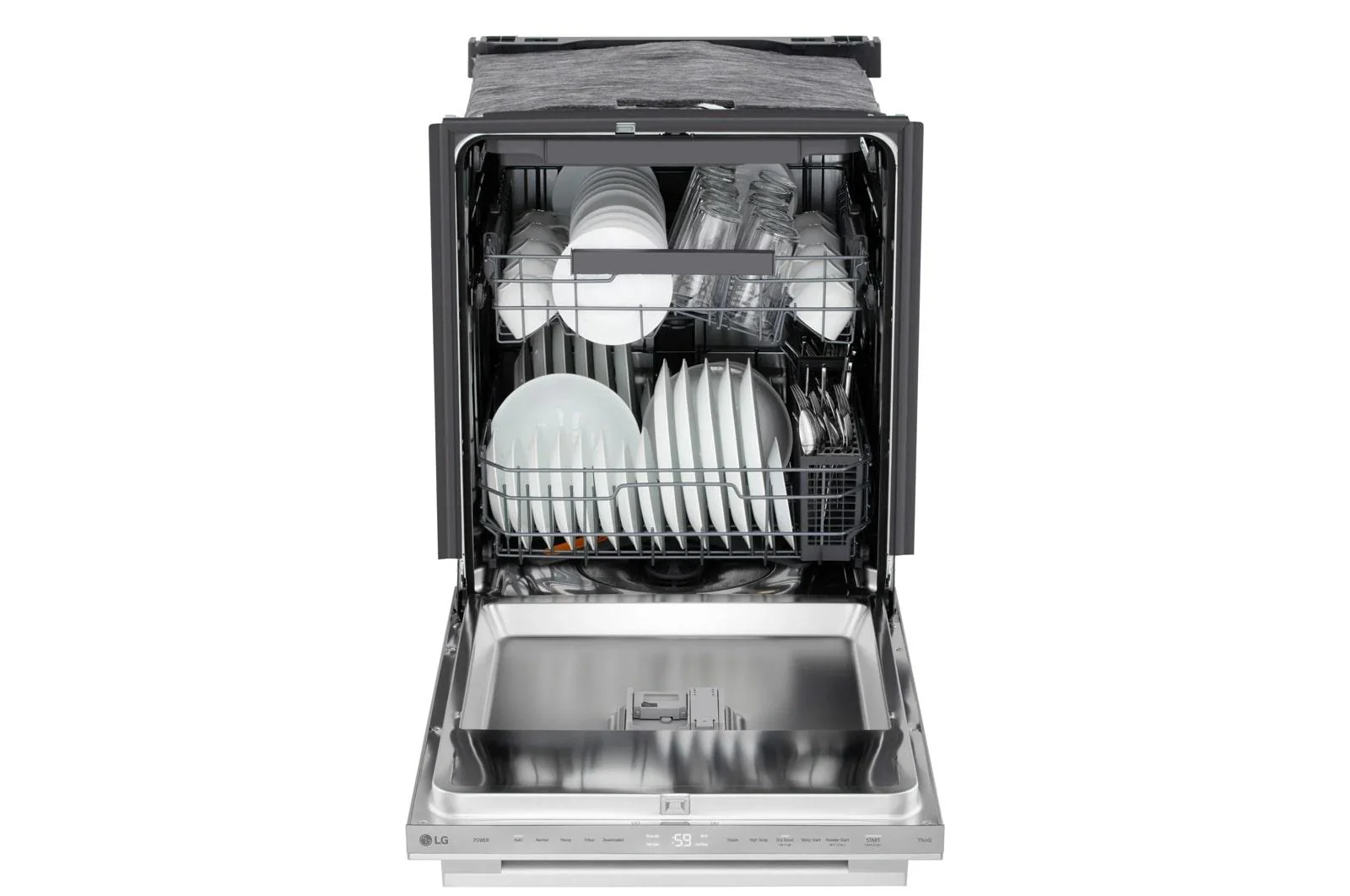 Lg LDNTM545S Smart FlushFit™ Top Control Dishwasher with 1-Hour Wash & Dry, QuadWash® Pro, and Dynamic Heat Dry™ w/AutoVent Dry™ - Image 10