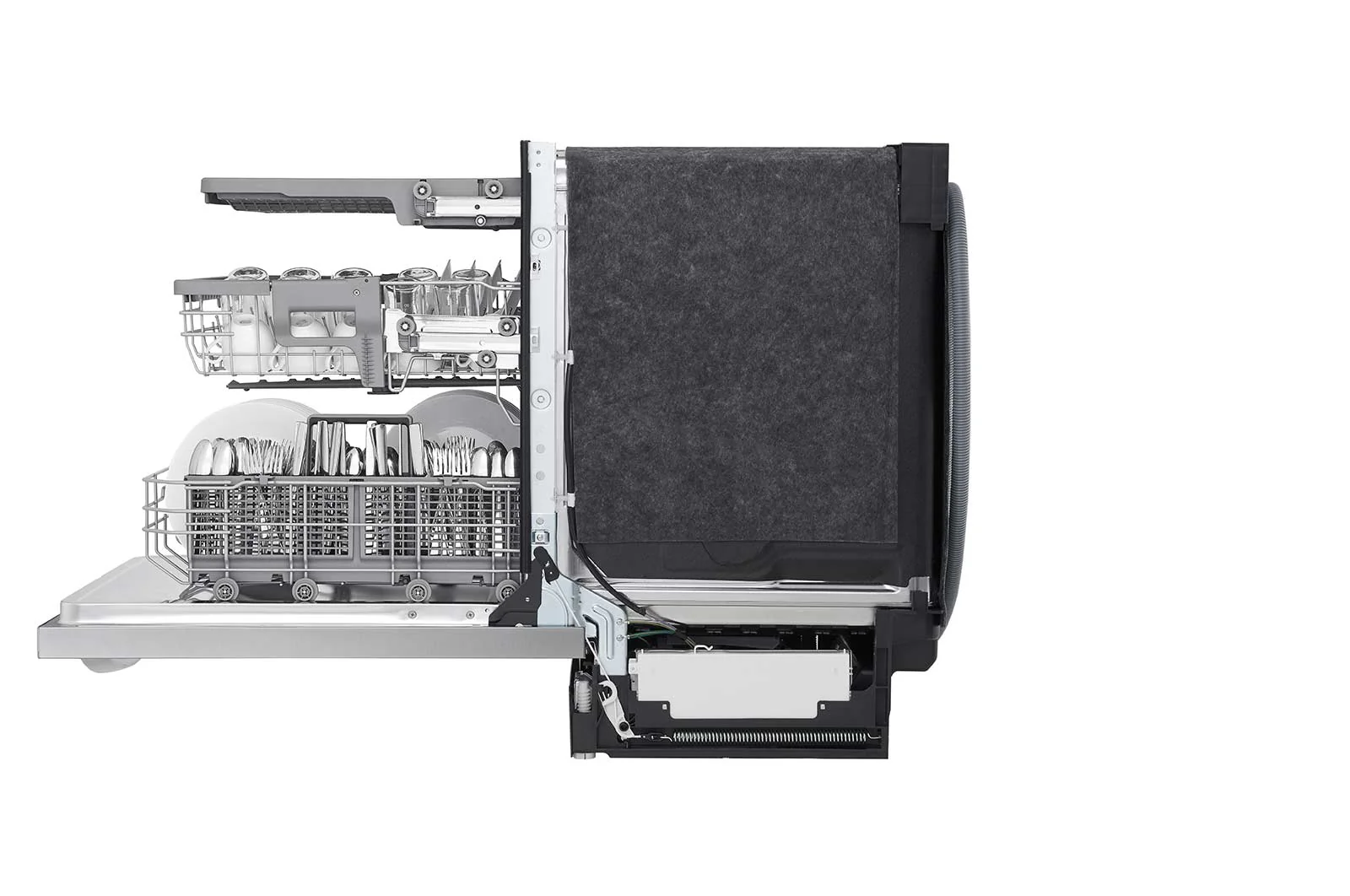 Lg LDTS5552S 24 Inch QuadWash® Top Control Dishwasher - Stainless Steel - Image 12