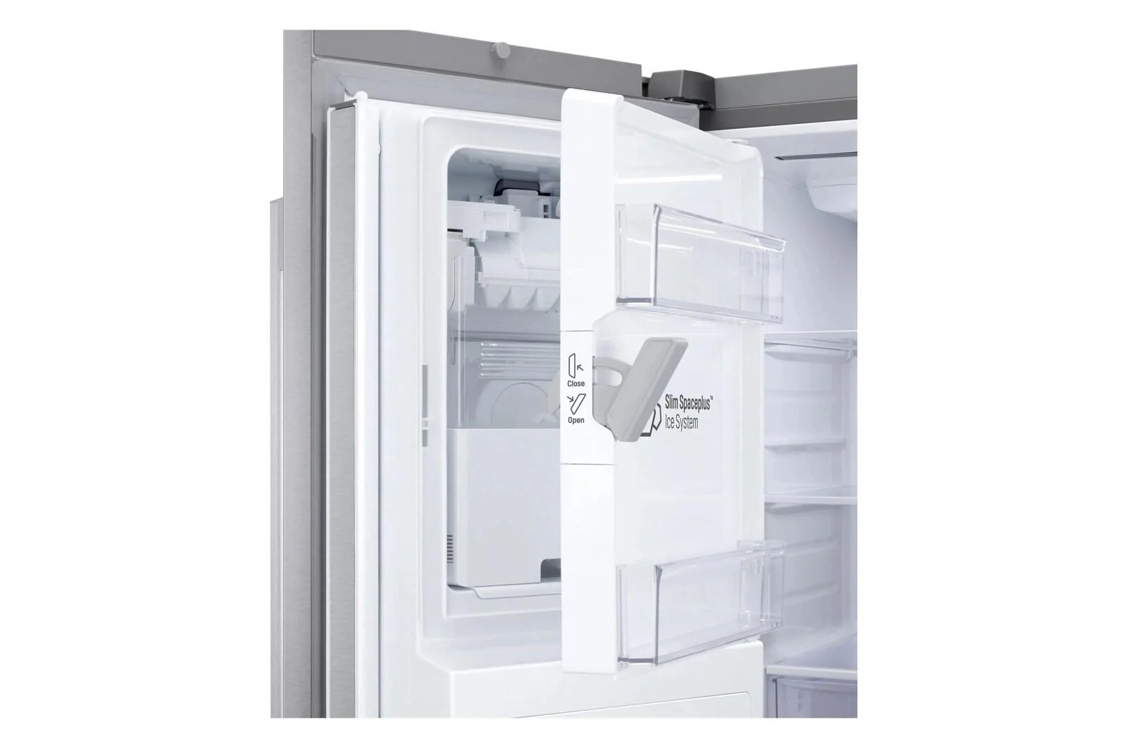 Lg LF24Z6330S 24 cu. ft. Counter-Depth MAX™ with Zero Clearance™ 3-Door French Door Refrigerator - Image 17