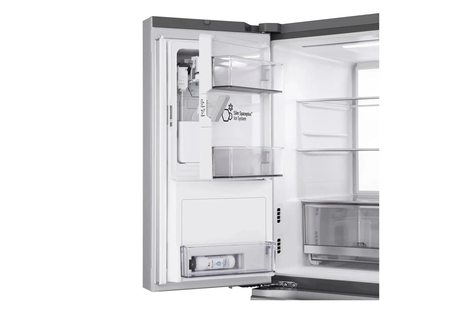 Lg LF29S9730S 29 cu. ft. Standard-Depth MAX™ 4-Door French Door Refrigerator with Mini Craft Ice™ and Full-Convert Drawer™ - Image 10