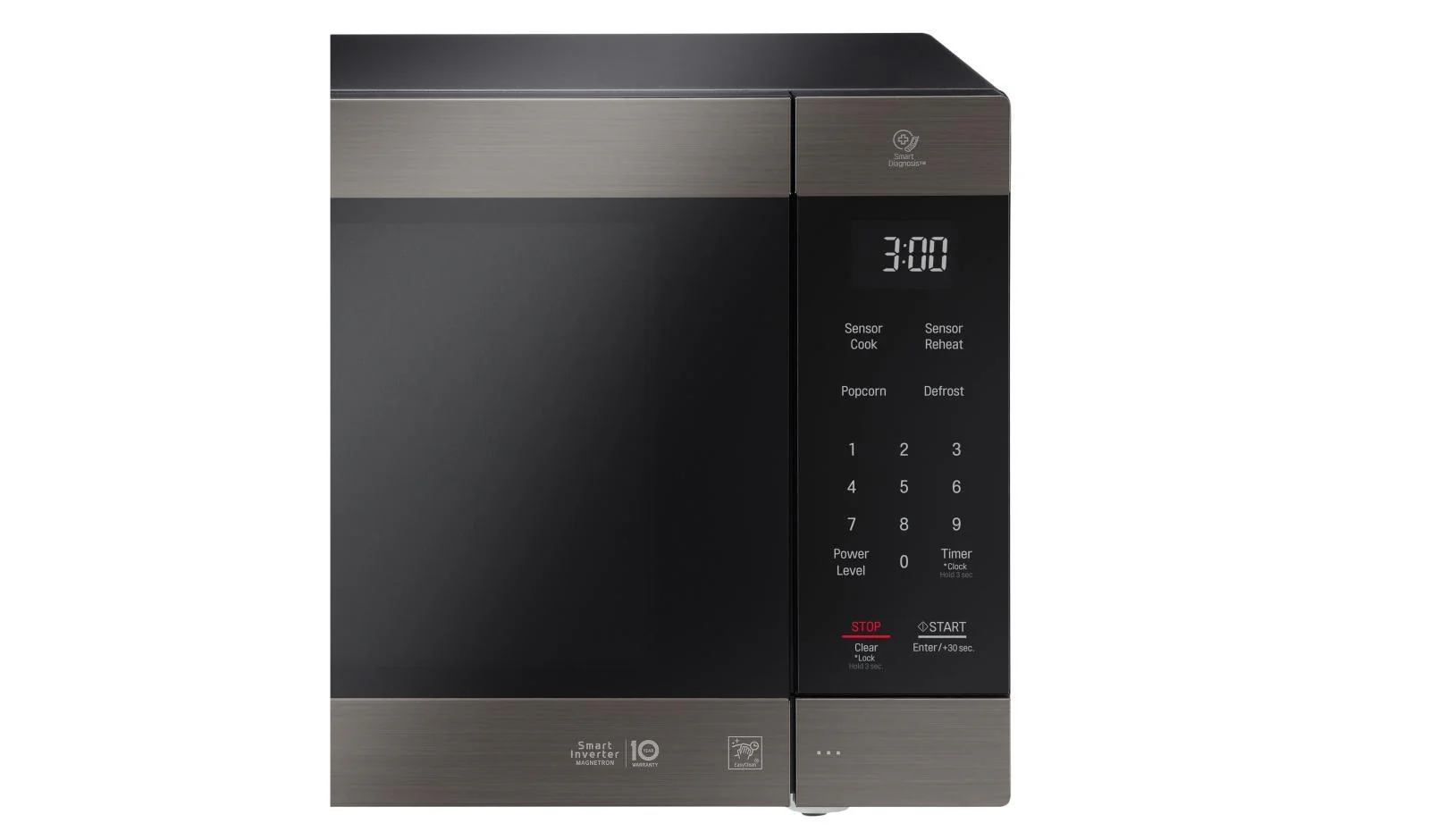 LG Black Stainless Steel Series 2.0 cu. ft. NeoChef™ Countertop Microwave with Smart Inverter and EasyClean® - Image 4