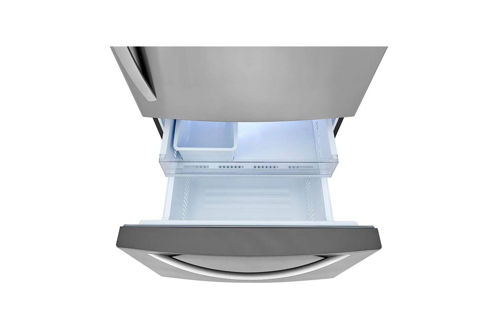 Lg LRDCS2603S 26 cu. ft. 33 Inch Wide Bottom Freezer Refrigerator - Stainless Steel - Image 11