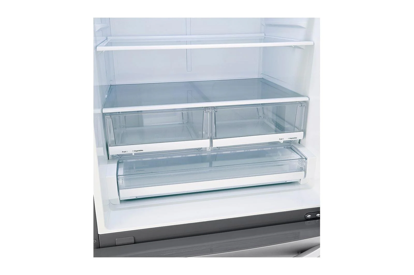 Lg LRDCS2603S 26 cu. ft. 33 Inch Wide Bottom Freezer Refrigerator - Stainless Steel - Image 8
