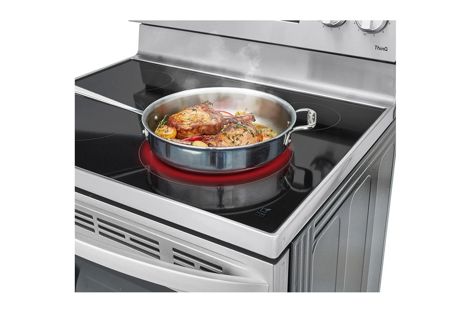 Lg LREL6323S 6.3 cu. ft. Smart Wi-Fi Enabled Fan Convection Electric Range with Air Fry & EasyClean® - Image 11
