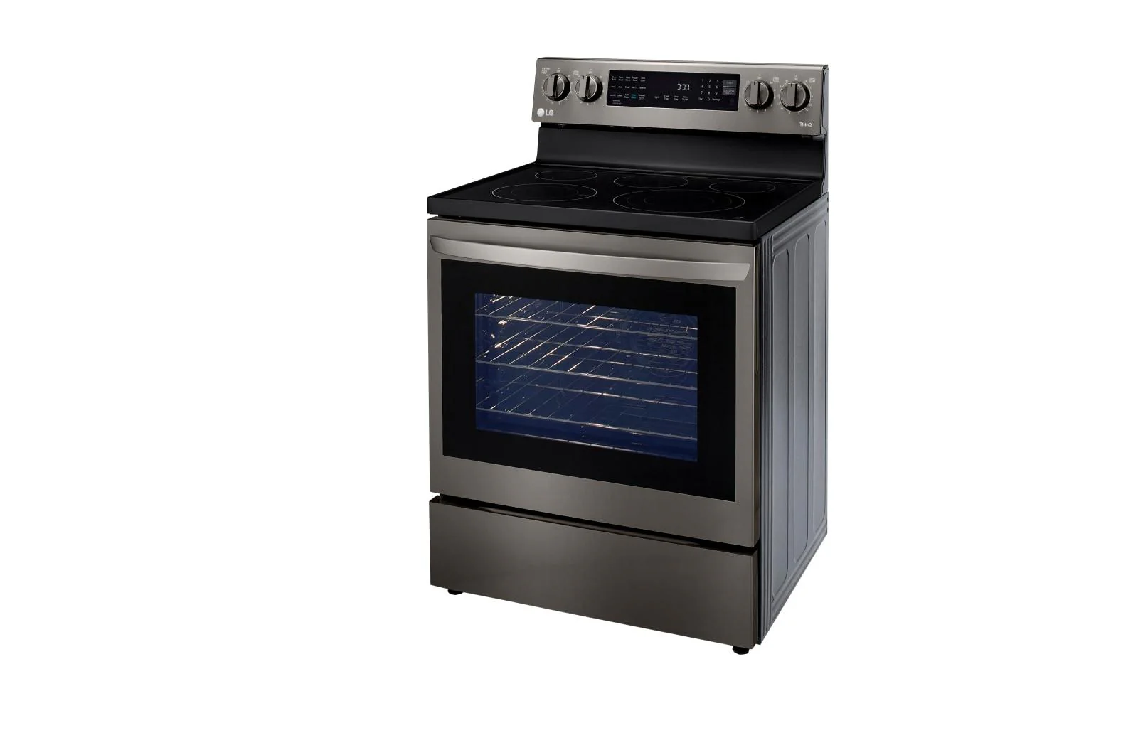 Lg LREL6325D 6.3 cu ft. Smart Wi-Fi Enabled True Convection InstaView® Electric Range with Air Fry - Image 4