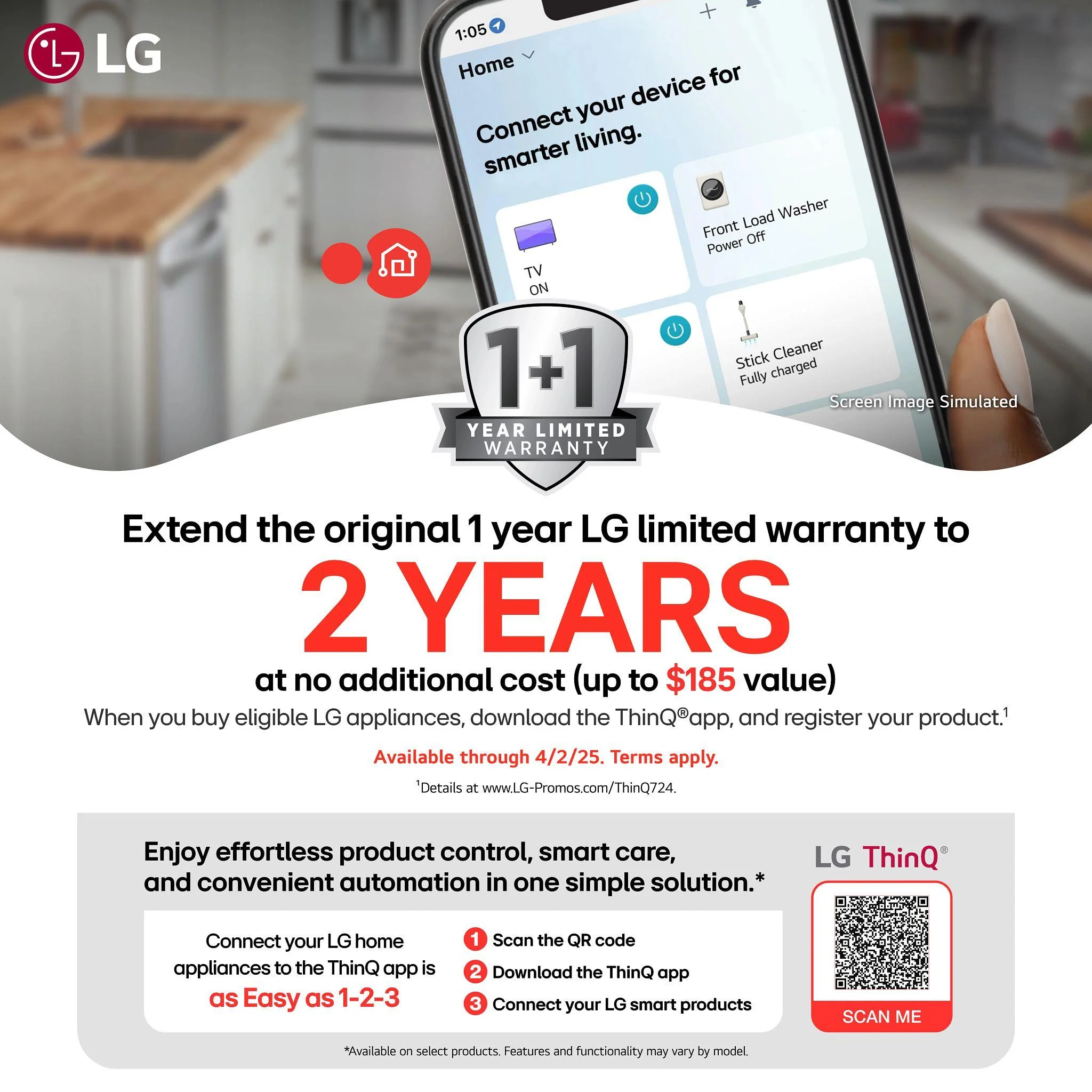 Lg LREN6323YE 6.3 cu. ft. Smart Wi-Fi Enabled ProBake Convection® Electric Range with Air Fry & EasyClean® - Image 3
